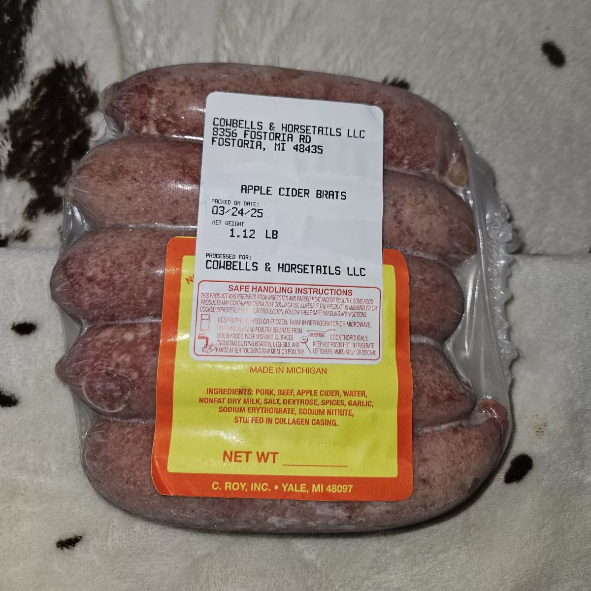 Apple Cider Brats